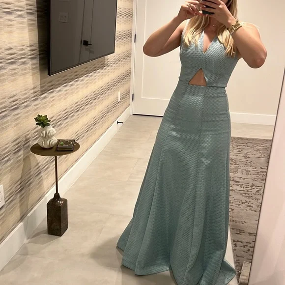 Alexis Dresses | Worn Once- Alexis Powder Blue Gown. | Color: Blue | Size: S | Cferreira5's Closet